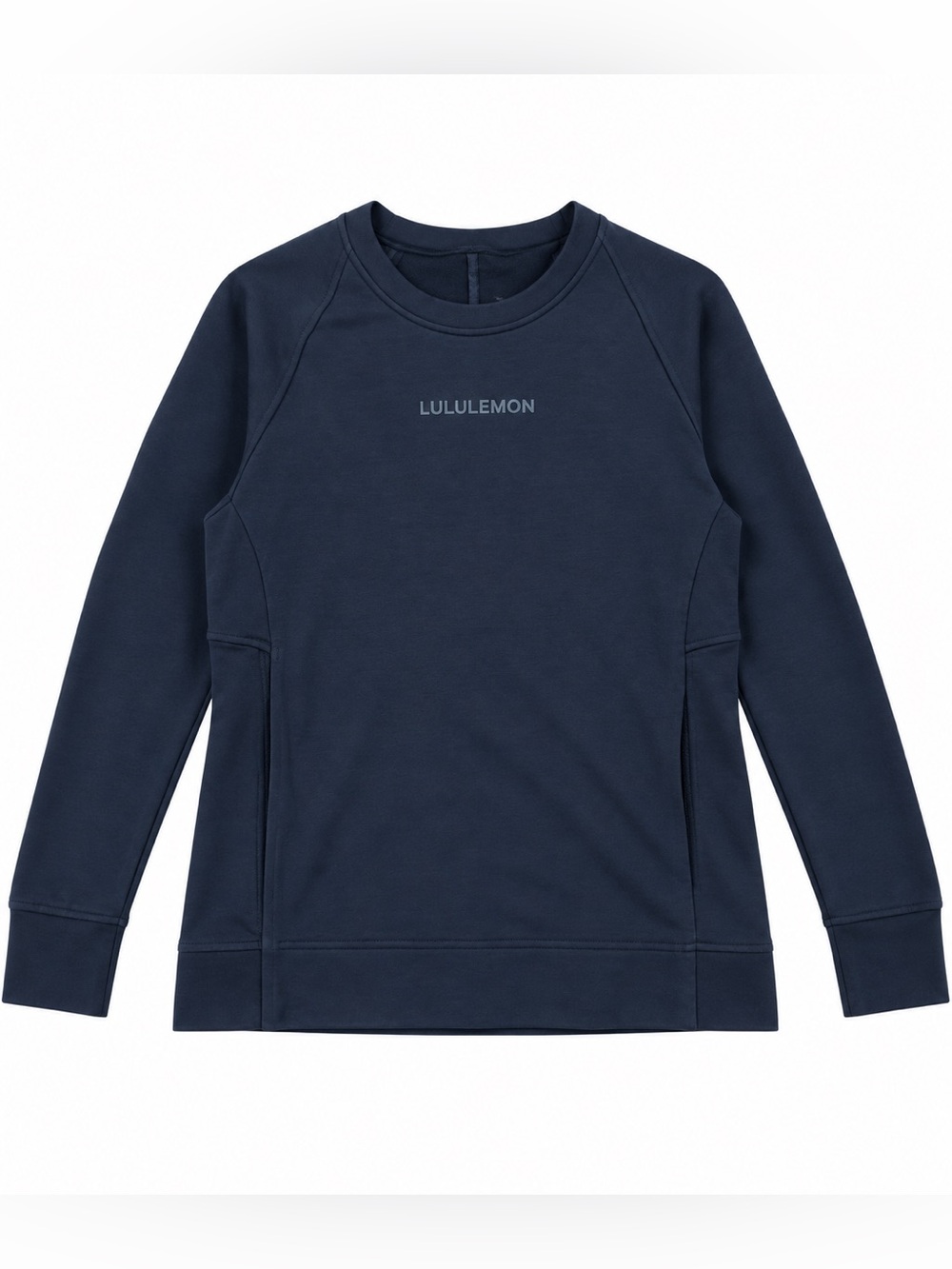 Lululemon Navy Blue Long Sleeve Crewneck Pullover Top Size Small